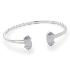 NEW Kendra Scott Rhodium Plated Edie Cuff Bracelet